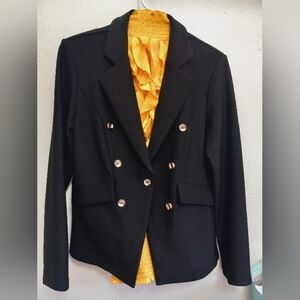 Blazer & Gold Top
